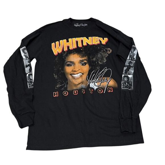 Whitney Houston Long Sleeve Graphic Tee Shirt size small/medium New no tags - Picture 1 of 5